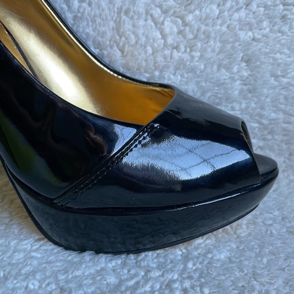 Ted Baker Patent Leather Peep Toe heels - Picture 7 of 14